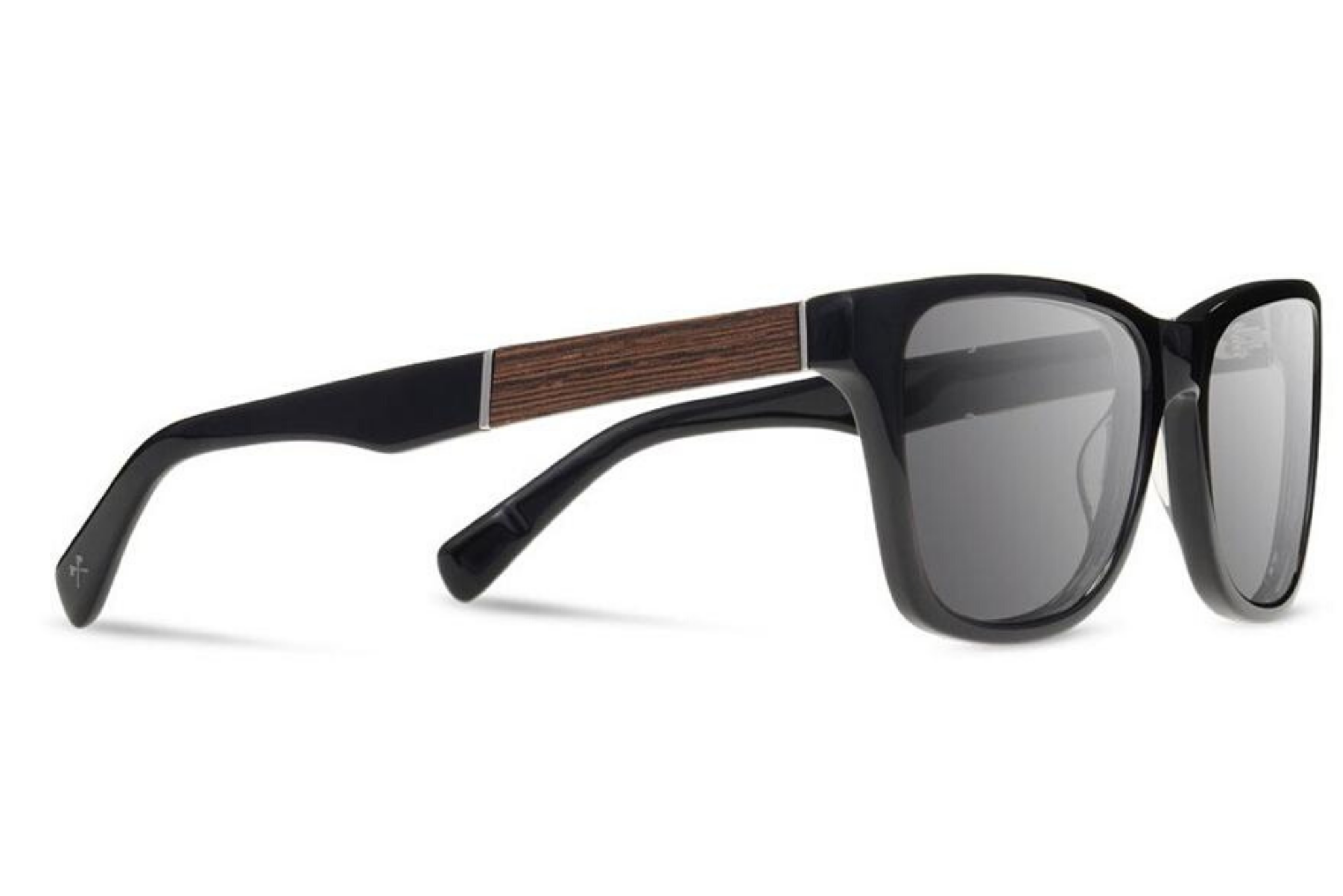 Canby XL Acetate Sunglasses | Black Ebony | Grey Polarized | Shwood