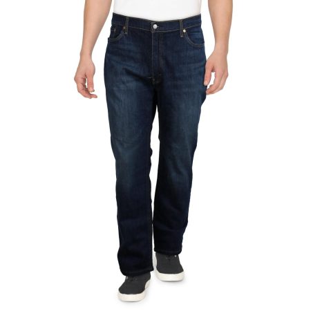 Levi Strauss & Co. Mens Big & Tall 541 Denim Cotton Straight Leg Jeans