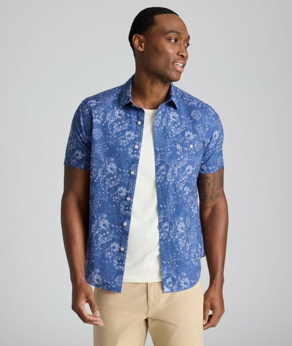 MONROE-UNTUCKIT-42108Nav-COT-LINEN-PRINT-BLUE-2