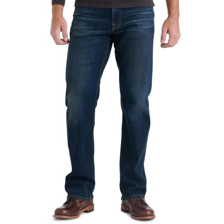 Lucky Brand Mens 181 Tencel Dark Wash Straight Leg Jeans